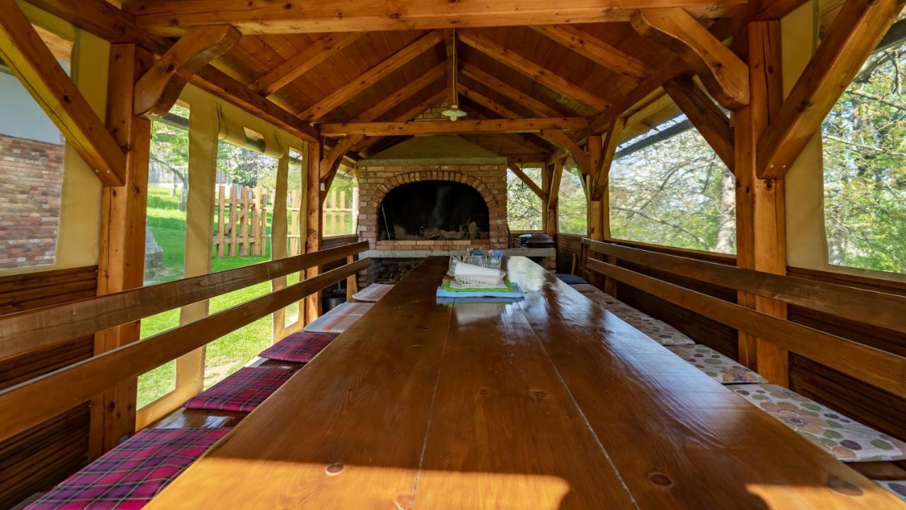 Holiday Home "Sleme" With Jacuzzi, Big Garden And Arbor With Fireplace Skrad Exterior foto